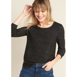 Old Navy | Charcoal Grey Plush Knit Tunic Top